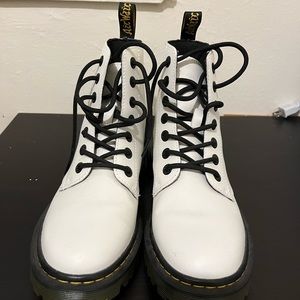 White Luana Doc Martens